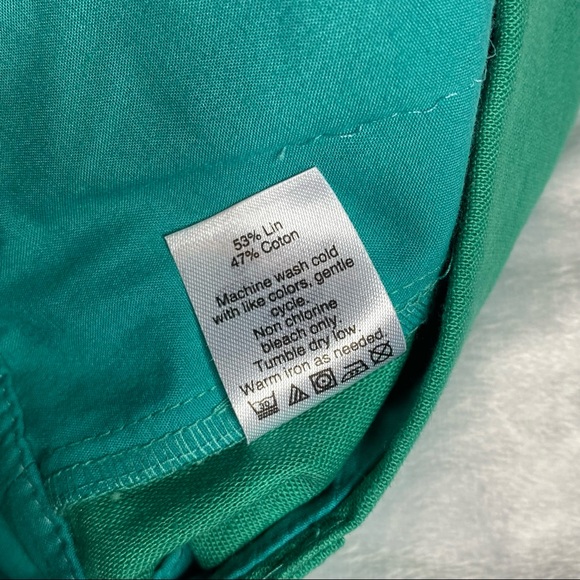 J Crew Linen Blend Scallop Shorts - Picture 5 of 6